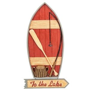 "To The Lake" Boat Wall Decor